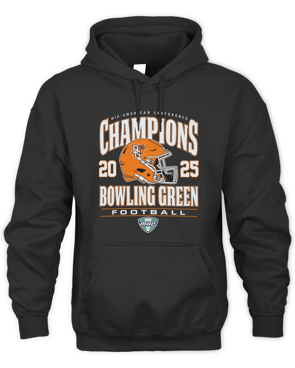 Champions 2025 Bowling Green Falcons Helmet Mid-American Conference Hoodie