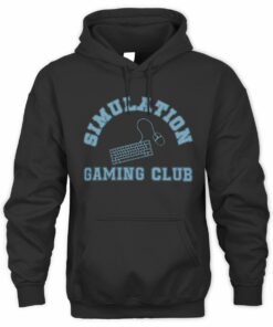 Lilsimsie Merch Simulation Gaming Club Black Hoodie