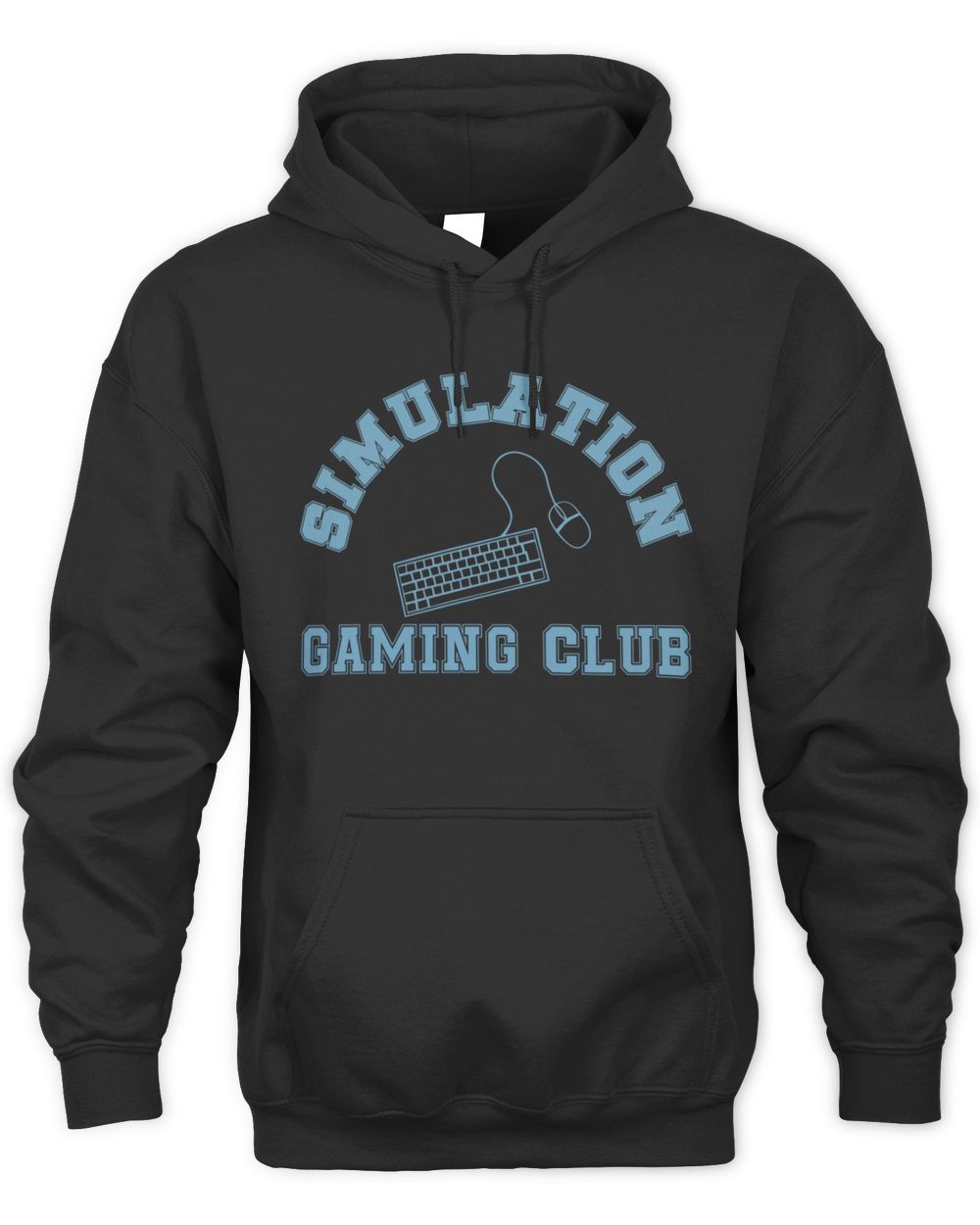 Lilsimsie Merch Simulation Gaming Club Black Hoodie
