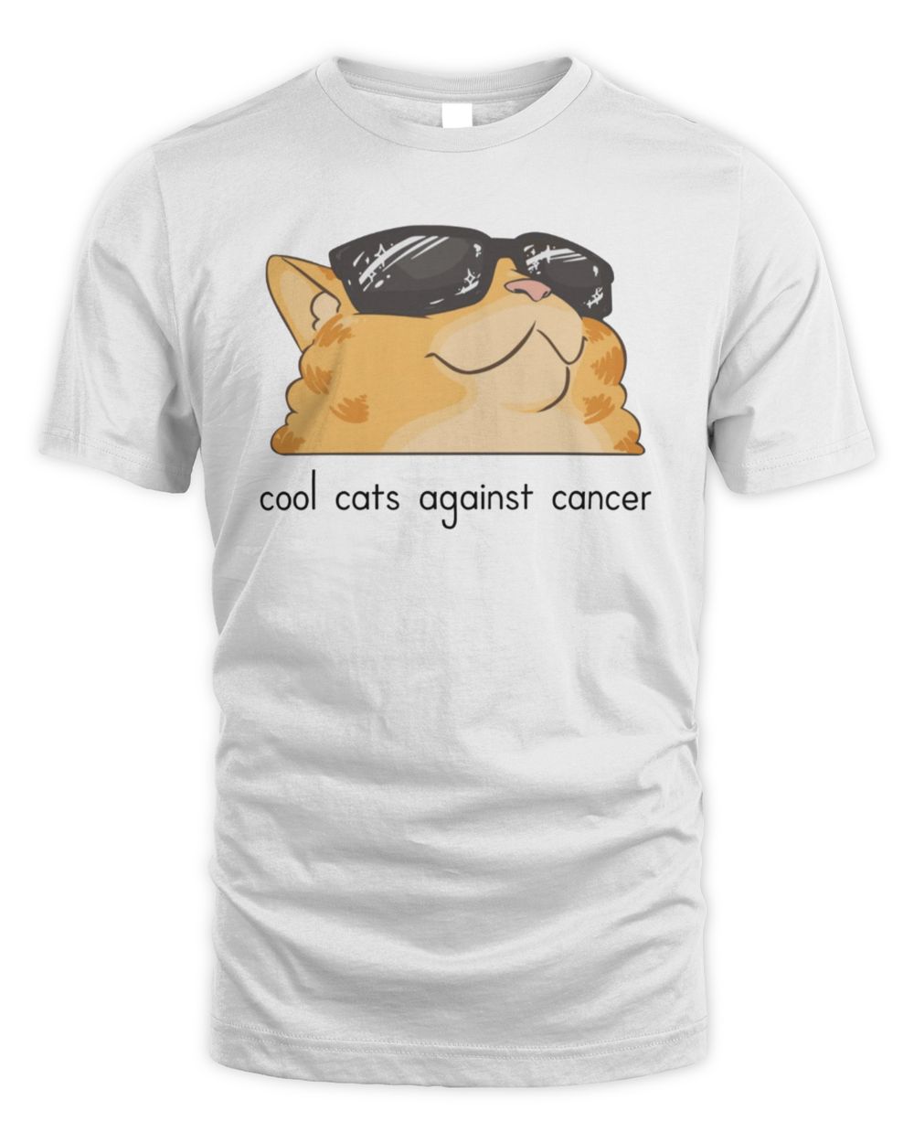 Lilsimsie Shop Lilsimsie Cool Cats Against Cancer Unisex Softstyle T-Shirt