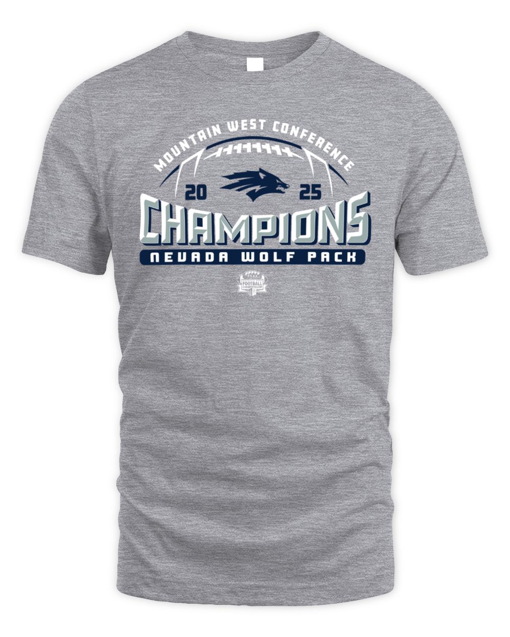 Mountain West Conference Champions 2025 Nevada Wolf Pack Football T Shirt