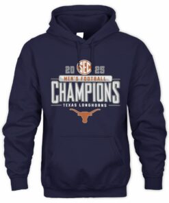 SEC Football Champions 2025 Texas Longhorns Logo Hoodie