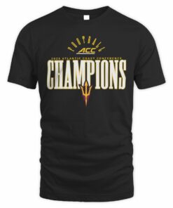 2025 Atlantic Coast Conference Football Champions Arizona State Sun Devils Tee