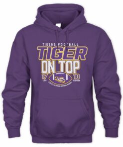 LSU Tigers 17-10 Clemson Memorial Stadium Fan Edition Hoodie