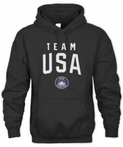 USA Curling Legacy Team USA Official Olympic Emblem Hoodie