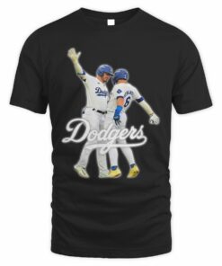 Kike Hernandez Gavin Lux Crotch Bump LA Dodgers T-Shirt