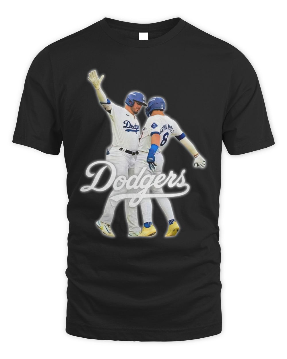 Kike Hernandez Gavin Lux Crotch Bump LA Dodgers T-Shirt