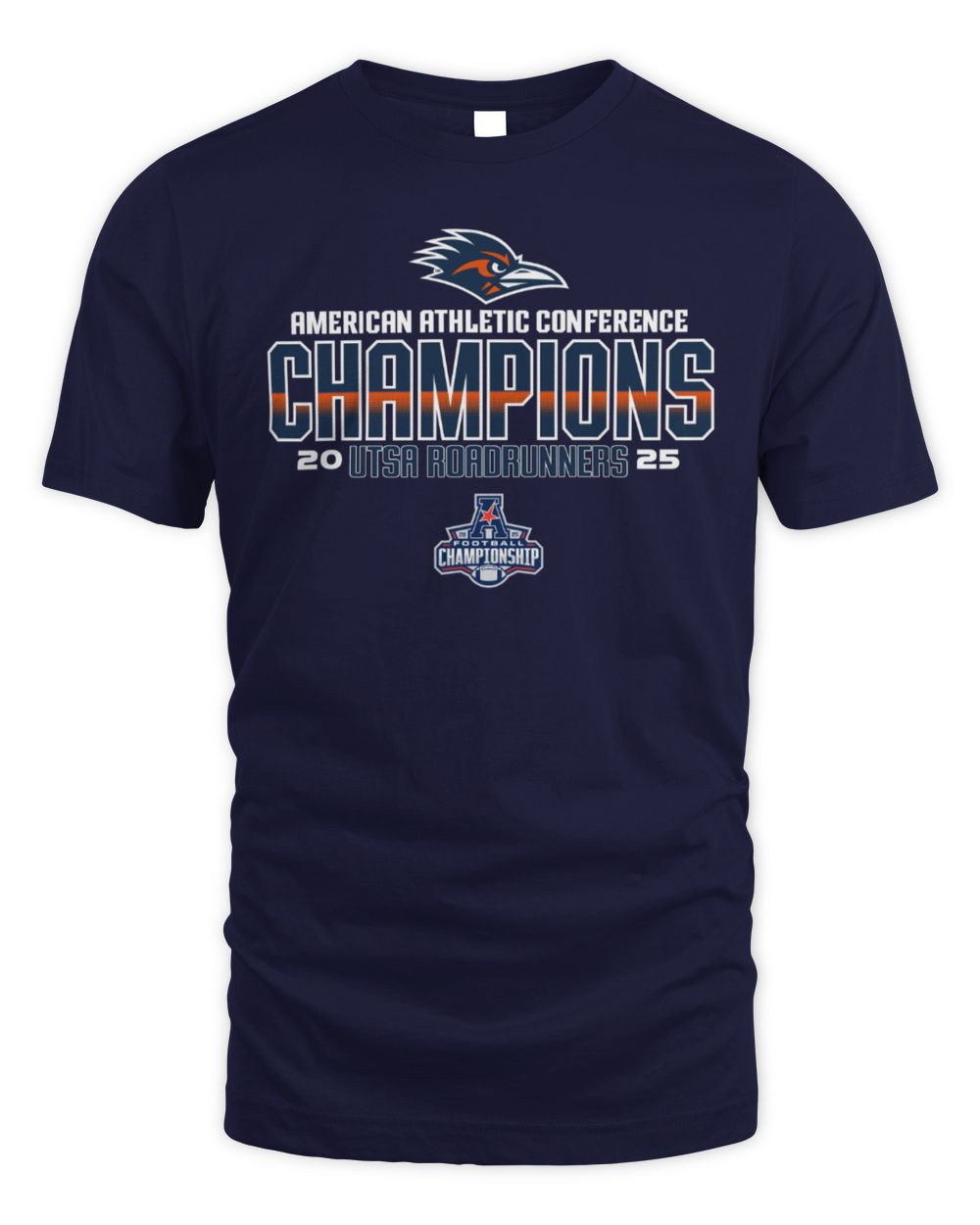 UTSA Roadrunners 2025 AAC Football Champions Official Locker Room T-Shirt