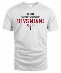 Iu Vs Miami College Football Palyoff National Championship T Shirt