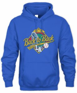 LA Dodgers 2024 2025 Back To Back Champions Collector Hoodie