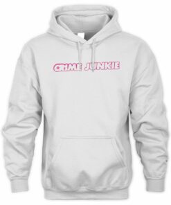 Crime Junkie Merch Pink Dip Dye CJ Hoodie