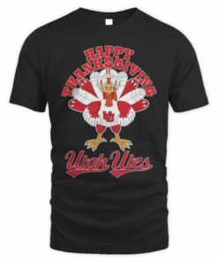 Utah Utes Happy Thanksgiving Turkey T-Shirt