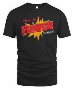 Bryce Crawford Shop Power In Prayer 90's Cartoon T-Shirt