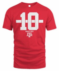 Texas A&M Football Marcel Reed 10 Stripe T-Shirt