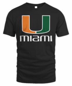 NCAA Shop Miami Hurricanes Lockup Team T-Shirt Black