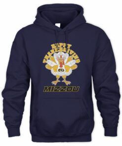 Missouri Tigers Turkey Helmet Happy Thanksgiving Hoodie