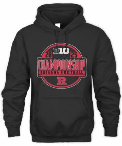 Rutgers Scarlet Knights College Football 2025 Big Ten Champion Hoodie