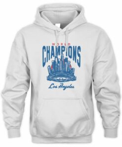 Los Angeles Champions Skyline Baseball Stadium Hoodie