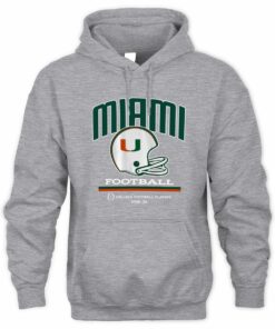 Miami Football 2025-26 CFP Vintage Helmet Sweatshirt Hoodie