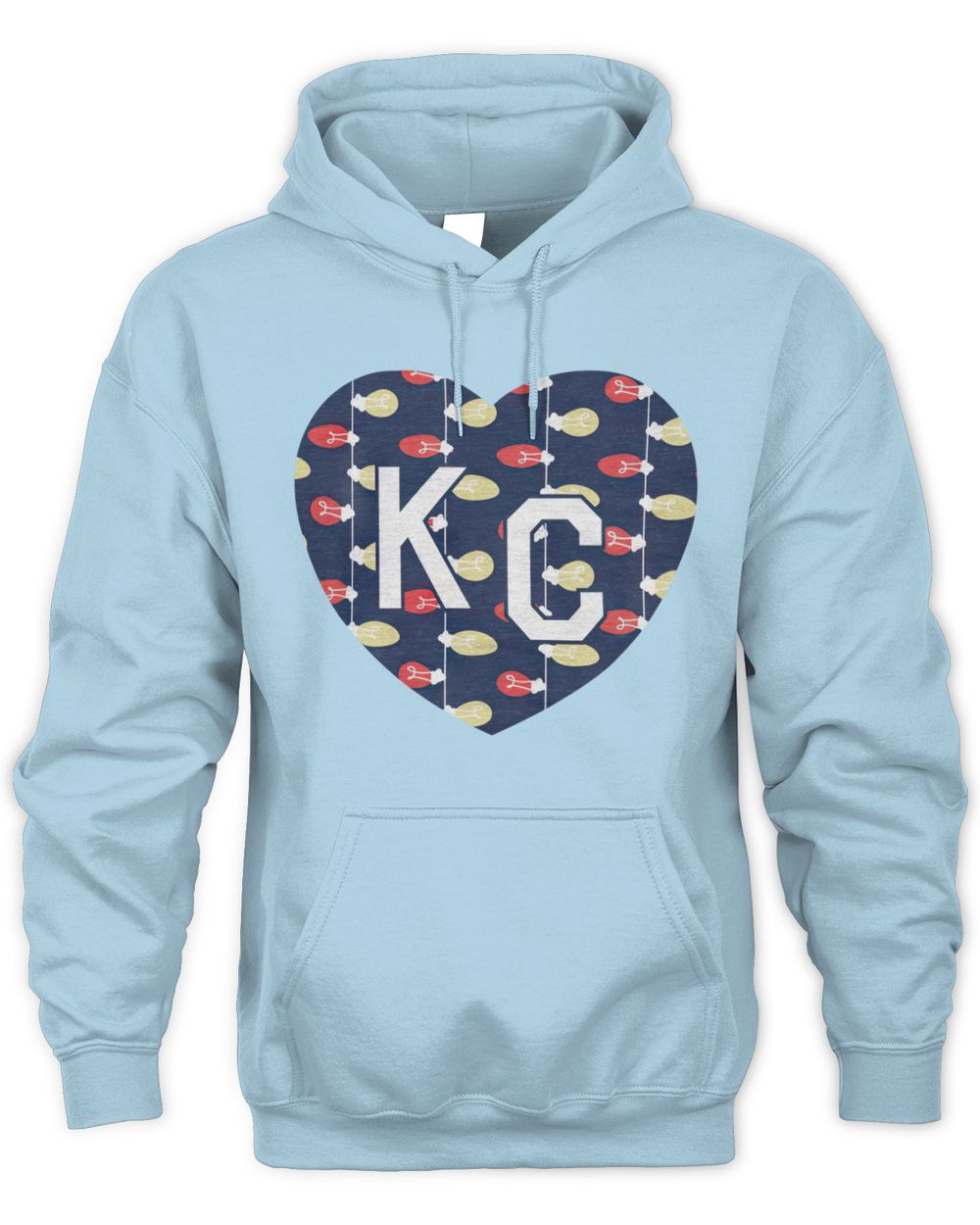 Plaza Lights Ceremony 2025 KC Heart Lightbulb Kansas City Hoodie