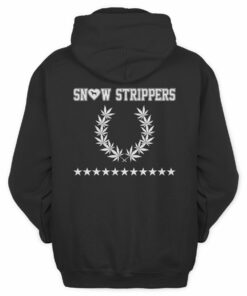 Snow Strippers Merch Nightkillaz Unisex Softstyle Black Hoodie