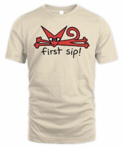 Sinjin Drowning Store First Sip Tee Shirt