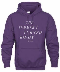 Cincy Shirts The Summer I Turned Biddy Merchandise Hoodie