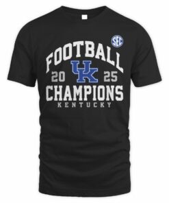 2025 Football Champions Kentucky Wildcats SEC Tee Shirt