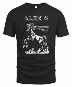 Alex G Merch Black Horse Tee Shirt