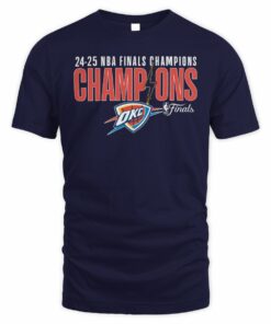 Oklahoma City Thunder Fanatics 2025 NBA Finals Champions Fast Break Hometown T-Shirt