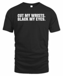 Hawthorne Heights Shop Cut My Wrists Black My Eyes 20th Anniversary T Shirt