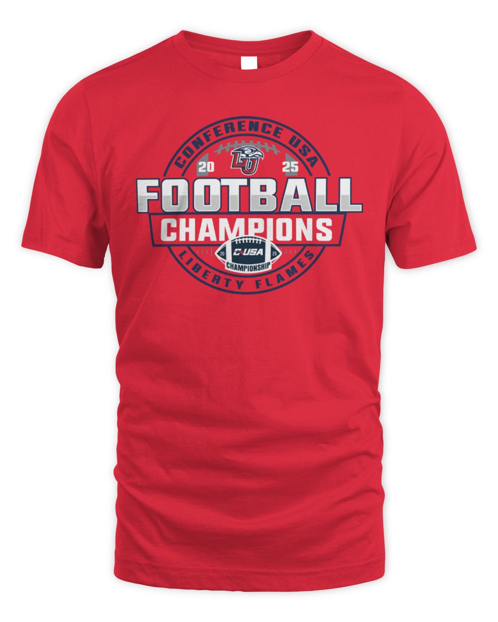 Liberty Flames Conference USA Football Champions 2025 T-Shirt