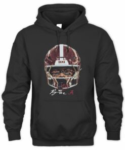 Ryan Williams Game Face NIL Alabama Crimson Tide Football Helmet Hoodie