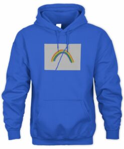 Not Gonna Lie Merch Broken Rainbow Hoodie