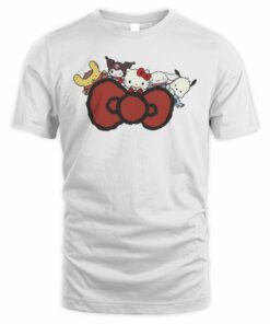 Anti Social Social Club Hello Kitty Big Bow Collaboration T-Shirt