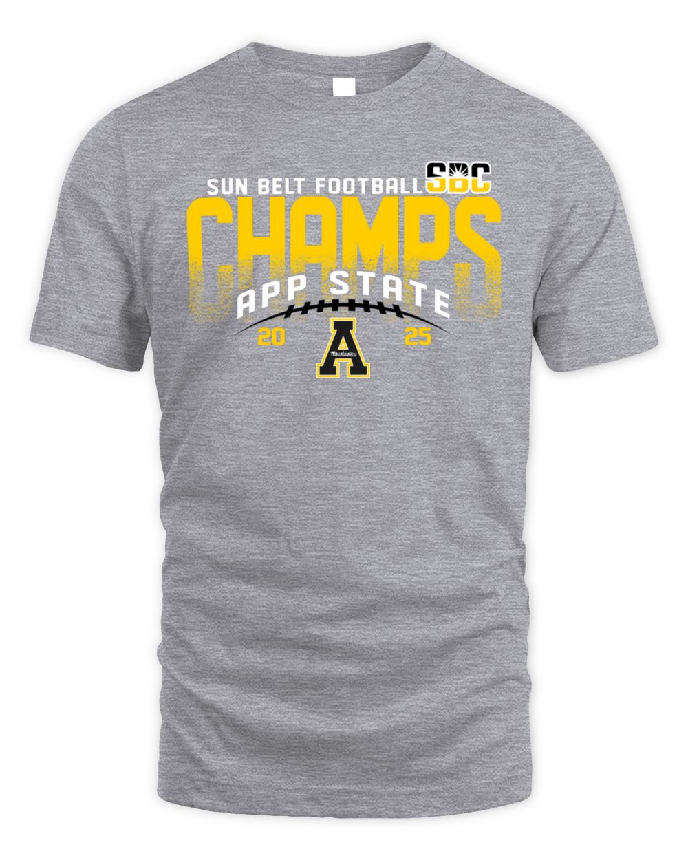 App State Mountaineers 2025 Sun Belt Football Champs T-Shirt