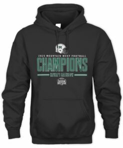 Hawai'i Rainbow Warriors Helmet 2025 Mountain West Conference Champions Hoodie