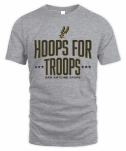 San Antonio Spurs Hoops For Troops Logo T-Shirt