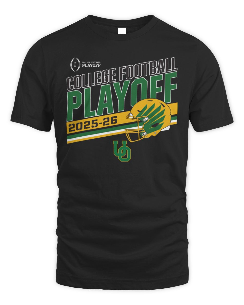 Oregon Football 2025 CFP Stripe T Shirt