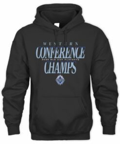 Vancouver Whitecaps FC 2025 MLS Western Conference Champions Black Hoodie