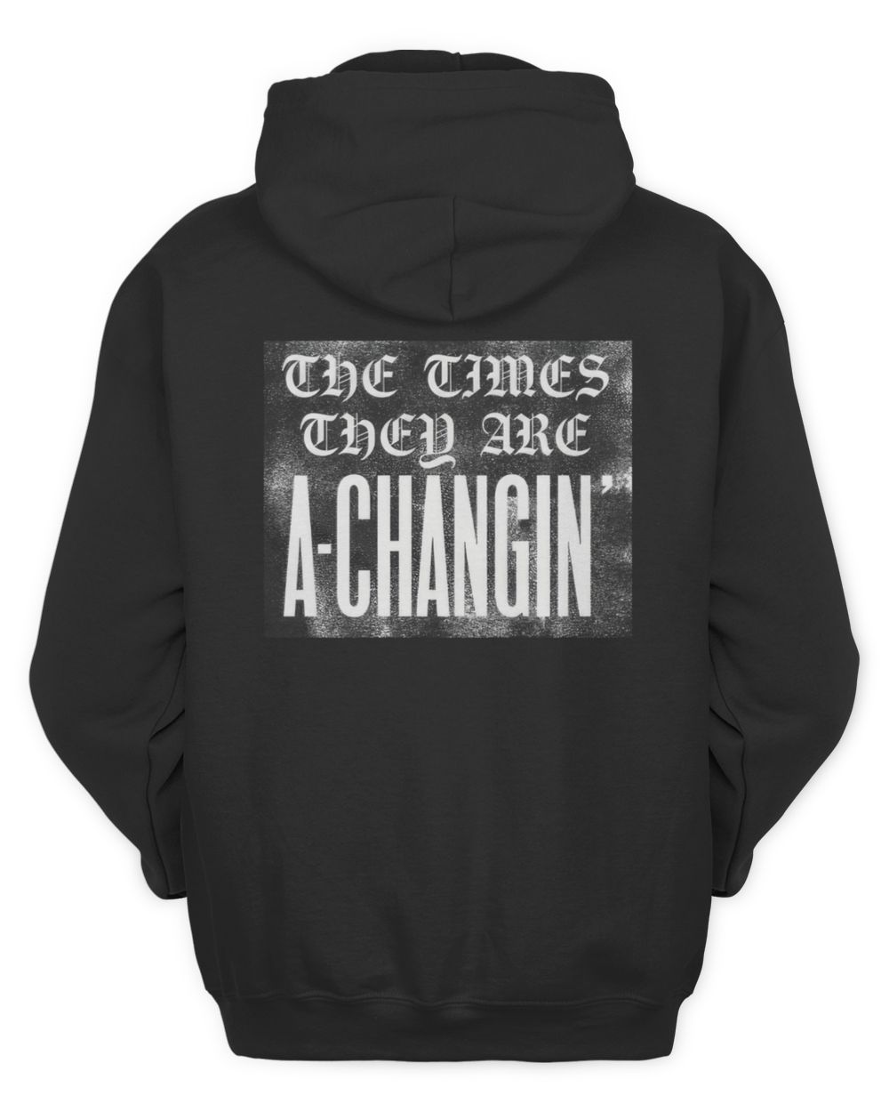 Bob Dylan Merch Times Are A-Changin Mural Hoodie