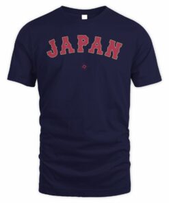 Japan Baseball Navy 2026 World Baseball T-Shirt