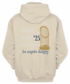 Dodgers Champions 2025 Trophy Spirit Jersey World Series Hoodie