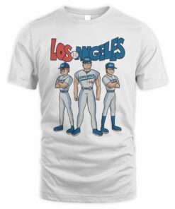 Los Angeles Dodgers Baseball Z Anime Parody Tee T-Shirt