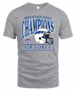 Air Force Falcons Helmet 2025 Mountain West Football Champions T-Shirt