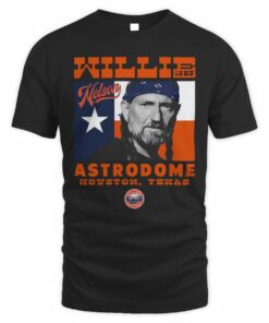 Willie Nelson Astros Astrodome Houston Texas 1983 Concert Tee