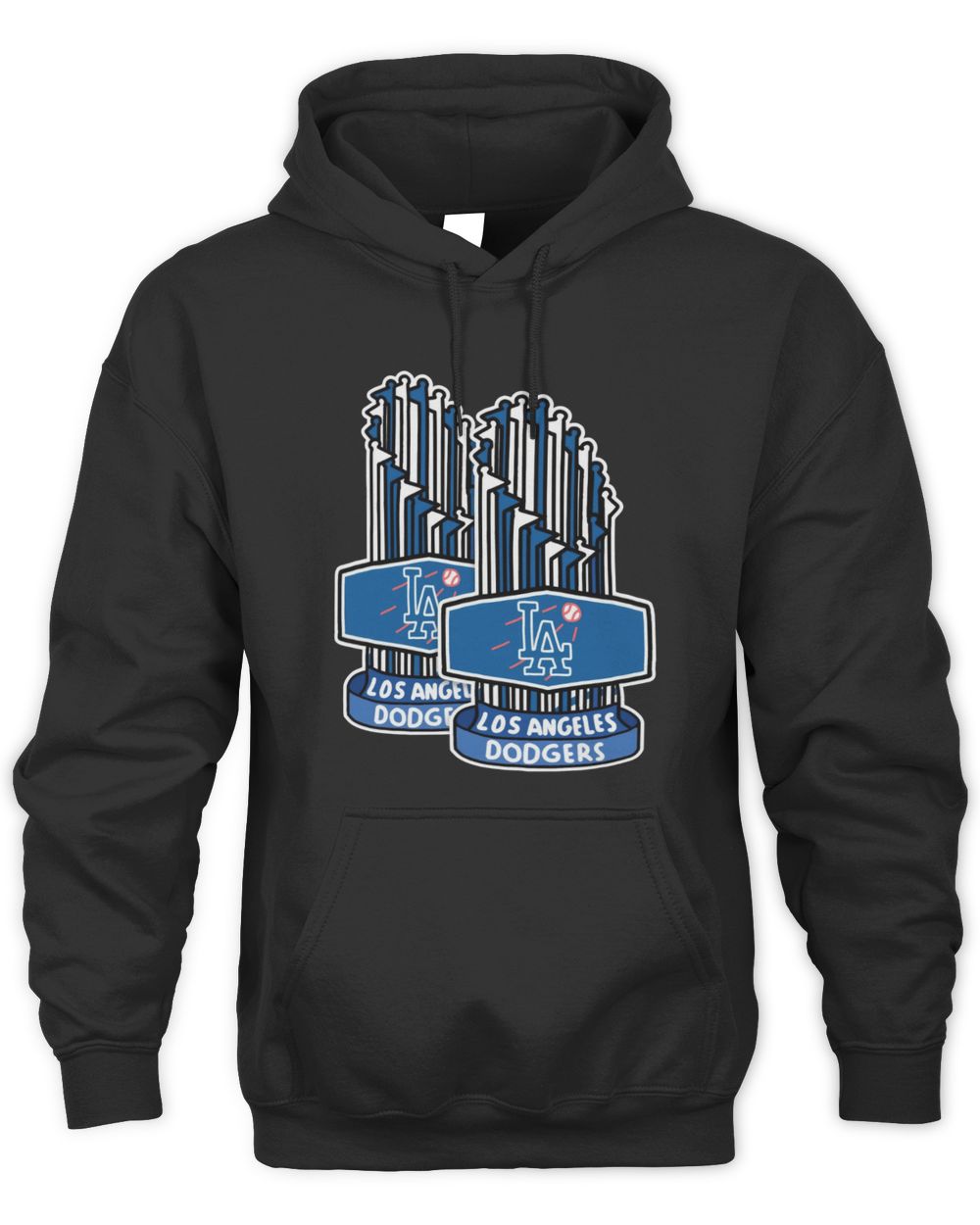 Los Angeles Dodgers Trophy Back To Back Baseball Champions 2025 Hoodie