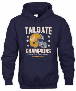 Whataburger Merch Magellan Outdoors x Whataburger Tailgate Champs Navy Hoodie