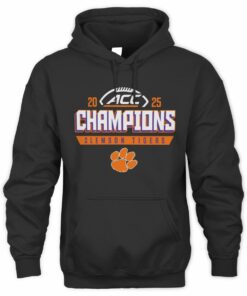 Clemson Tigers ACC Football Conference Winner 2025 Hoodie