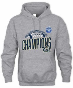 Official California Golden Bears  2025 ACC Champions Logo Football Hoodie